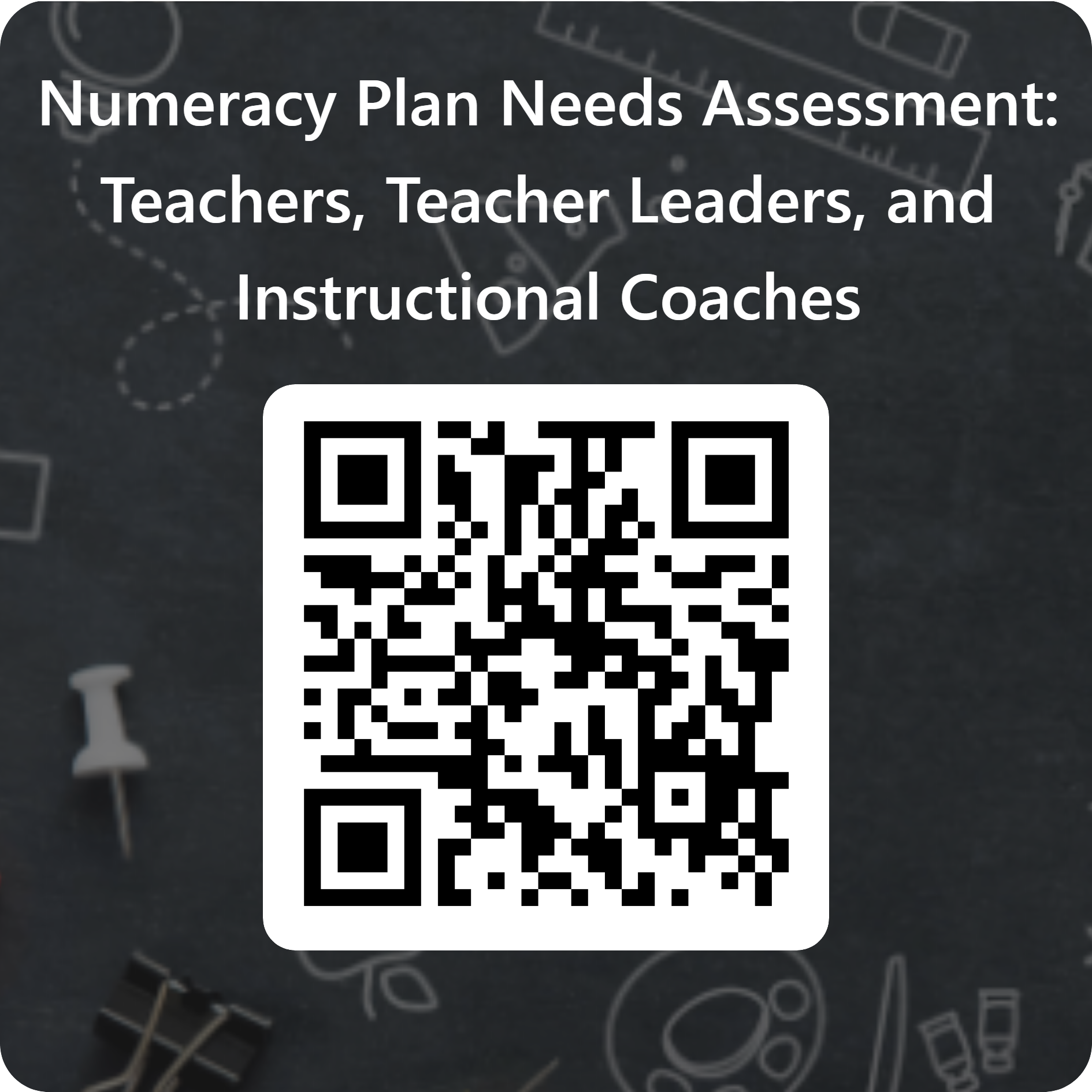 Teachers, Teacher Leaders, and Instructional Coaches QR Code